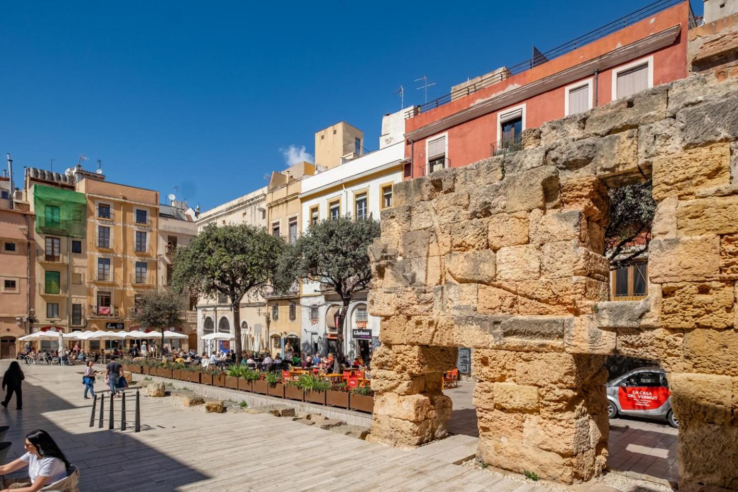 Apartamento en el corazón de Tarragona. Planta baja con patio. Apartamento Exterior foto